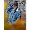 Doke Háčkovaná s křízením lily Denim tweed