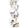 VidaXL Regál / deliaca stena, 6 políc, biely, 70x24x193 cm VidaXL Regál / deliaca stena, 6 políc, biely, 70x24x193 cm