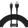 Nabíjací kábel Baseus Flash 2 USB na USB-C 100W, 2 m (čierny) Nabíjací kábel Baseus Flash 2 USB na USB-C 100W, 2 m (čierny)