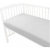 Baby Nellys Mušelínové prestieradlo Nature double Šedé 60x120