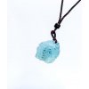 Prívesok z akvamarínu na šnúrke NATURAL Prívesok z akvamarínu na šnúrke NATURAL