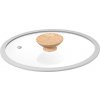 Pokrievka MagicHome Harmony, sklenená, 20 cm Pokrievka MagicHome Harmony, sklenená, 20 cm