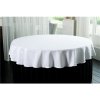 Reštauračný obrus HOTELUM BLISS - Ø 180 cm, biely, 100% PE s teflónovou úpravou WHI-180HOR Reštauračný obrus HOTELUM BLISS - Ø 180 cm, biely, 100% PE s teflónovou úpravou WHI-180HOR