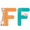 Janod drevené písmeno F Sophie The Giraffe 09550 oranžové tyrkysové Janod drevené písmeno F Sophie The Giraffe 09550 oranžové tyrkysové
