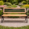 Záhradná lavička BestBerg BBGF-236 / 126 × 53 × 74 cm / drevo/čierna Záhradná lavička BestBerg BBGF-236 / 126 × 53 × 74 cm / drevo/čierna