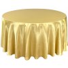 Saténový ubrus na kulaté stoly (průměr 274 cm) Farba obrusu: ŠAMPAŇ Saténový ubrus na kulaté stoly (průměr 274 cm) Farba obrusu: ŠAMPAŇ