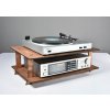 Stojan na gramofón platne vinylové zosilňovač priehradka skrinka vinyly regál Stojan na gramofón platne vinylové zosilňovač priehradka skrinka vinyly regál
