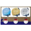 AlzaEco aviváže Blue Wash, Gold, White Cotton 3 x 1,5 l 150 praní
