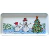 TORO Servírovací podnos 35x16,5cm snehuliak TORO Servírovací podnos 35x16,5cm snehuliak