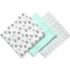 BabyOno Mušelínové mäkké plienky mätové 70 x 70 3 ks BabyOno Mušelínové mäkké plienky mätové 70 x 70 3 ks