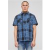 Brandit Roadstar kostkovaná košel'a indigo čierna