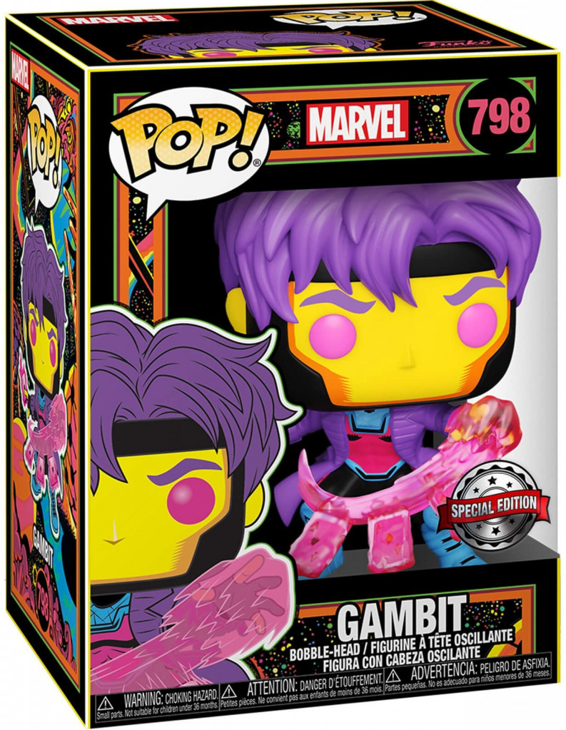 Funko POP! Marvel Black Light Gambit