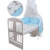 TOMI 23 Súprava Mackovia 12 modrá/modrá 4 diely (obliečky+hniezdo+voál) TOMI 23 Súprava Mackovia 12 modrá/modrá 4 diely (obliečky+hniezdo+voál)