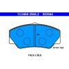Sada brzdových platničiek kotúčovej brzdy ATE 13.0460-3944.2 Sada brzdových platničiek kotúčovej brzdy ATE 13.0460-3944.2