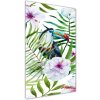 Vertikálny foto obraz sklenený Havajský vzor 50x100 cm Vertikálny foto obraz sklenený Havajský vzor 50x100 cm
