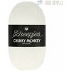 Priadza Chunky Monkey, biela Priadza Chunky Monkey, biela