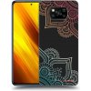Picasee silikónový čierny obal pre Xiaomi Poco X3 - Kvetinový vzor Picasee silikónový čierny obal pre Xiaomi Poco X3 - Kvetinový vzor