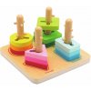 Nasadzovanie geometrické tvary, 13 dielov 2Kids Toys Nasadzovanie geometrické tvary, 13 dielov 2Kids Toys