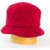 Karpet Dámsky klobúk z parenej vlny s rovnou hlavou - červená 55-56 Karpet Dámsky klobúk z parenej vlny s rovnou hlavou - červená 55-56