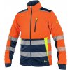 Canis CXS Bunda CXS BENSON, výstražná, softshell, pánská 111700120595 XL Oranžová/modrá Canis CXS Bunda CXS BENSON, výstražná, softshell, pánská 111700120595 XL Oranžová/modrá