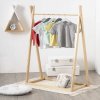 Atmosphera Dětský dřevěný stojací věšák, teepee