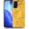 Picasee silikónový čierny obal pre OPPO Reno 5 5G - Gold Picasee silikónový čierny obal pre OPPO Reno 5 5G - Gold