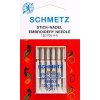 Schmetz vyšívacie ihly 75 (Ihly určené pre stroje značiek Lada, Veronica, Brother, Janome, Singer, atď) Schmetz vyšívacie ihly 75 (Ihly určené pre stroje značiek Lada, Veronica, Brother, Janome, Singer, atď)