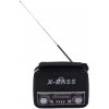 Verk 27543 Prenosné analógové rádio FM/M/SD, USB, AUX, SD, MP3, čierne Verk 27543 Prenosné analógové rádio FM/M/SD, USB, AUX, SD, MP3, čierne