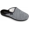 Pánske sivé papuče MJARTAN NERO Pánske sivé papuče MJARTAN NERO