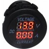 Voltmeter+ampérmeter panelový DS8010, rozsah 8-30V / 0-20A Voltmeter+ampérmeter panelový DS8010, rozsah 8-30V / 0-20A