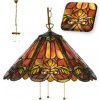 Luxusný luster Premium Tiffany vitráž FIRE Ø40 3*E27 Luxusný luster Premium Tiffany vitráž FIRE Ø40 3*E27
