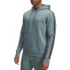 Under Armour Icon Fleece Taping Hoodie 1389356-587 modrá