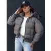 Dámska zimná bunda s kapucňou COLDPACK Dstreet TY4427 Farba: Šedá - tmavo, Veľkosť: XXL Dámska zimná bunda s kapucňou COLDPACK Dstreet TY4427 Farba: Šedá - tmavo, Veľkosť: XXL
