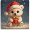 Vymalujsisam.sk Diamantové maľovanie - Vianočný ľadový medveď Veľkosť: 50x50cm, Rám: Na kartónovej doske, Diamanty: Okrúhle Vymalujsisam.sk Diamantové maľovanie - Vianočný ľadový medveď Veľkosť: 50x50cm, Rám: Na kartónovej doske, Diamanty: Okrúhle