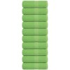 VidaXL Hotelové uteráky, 10 ks, zelené, 30x50 cm, bavlna 100 % VidaXL Hotelové uteráky, 10 ks, zelené, 30x50 cm, bavlna 100 %