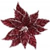 POINSETIA vianočná ruža zamat KORÁLOVO-ZLATÁ 28cm POINSETIA vianočná ruža zamat KORÁLOVO-ZLATÁ 28cm