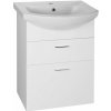 Aqualine ZOJA umývadlová skrinka zásuvková 50,8x74x29,9cm, biela 51051A Aqualine ZOJA umývadlová skrinka zásuvková 50,8x74x29,9cm, biela 51051A