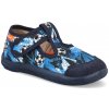 Detské papuče Milami - futbalové modré Detské papuče Milami - futbalové modré