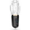 Crushious quasar rechargeable masturbator with suction
