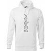 Cyklistovo DNA - Mikina pánska Cape s kapucňou - S ( Biela ) Cyklistovo DNA - Mikina pánska Cape s kapucňou - S ( Biela )