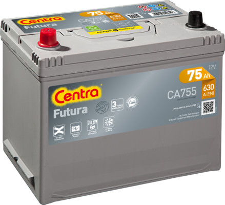 Centra Futura 12V 75Ah 630A CA755