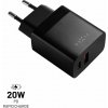 Sieťová nabíjačka FIXED s výstupom USB-C a USB, podpora PD a QC 3.0, 20 W, čierna Sieťová nabíjačka FIXED s výstupom USB-C a USB, podpora PD a QC 3.0, 20 W, čierna