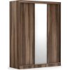 DRE Trojdverová šatníková skriňa REA Atlanta 2 - orech rockpile DRE Trojdverová šatníková skriňa REA Atlanta 2 - orech rockpile