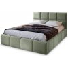 Wilsondo Manželská čalúnená posteľ s úložným priestorom Comone 140x200 - olivová Wilsondo Manželská čalúnená posteľ s úložným priestorom Comone 140x200 - olivová