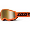 100% SPEEDLAB Cyklistické okuliare - STRATA 2 - oranžová/čierna/zlatá 100% SPEEDLAB Cyklistické okuliare - STRATA 2 - oranžová/čierna/zlatá