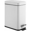 Aqualine Simple Line Odpadkový kôš 5 l, matná biela GAQ005W Aqualine Simple Line Odpadkový kôš 5 l, matná biela GAQ005W