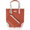 Paolo Peruzzi Shopper taška + kozmetická taštička E-23-OR | oranžová E-23-OR Paolo Peruzzi Shopper taška + kozmetická taštička E-23-OR | oranžová E-23-OR