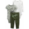Carter's Set 3dielny body kr. rukáv body dl. rukáv tepláky Green Croc chlapec LBB Carter's Set 3dielny body kr. rukáv body dl. rukáv tepláky Green Croc chlapec LBB