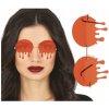 OKULIARE ZAKRVAVENÉ ČERVENÉ OKULIARE DOPLNOK HALLOWEENSKE HALLOWEEN OKULIARE ZAKRVAVENÉ ČERVENÉ OKULIARE DOPLNOK HALLOWEENSKE HALLOWEEN