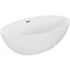MEXEN/S - Nike voľne stojaca vaňa 175 x 100, biela, sifón a prepad grafit kartáčovaná 54071751000-66 MEXEN/S - Nike voľne stojaca vaňa 175 x 100, biela, sifón a prepad grafit kartáčovaná 54071751000-66